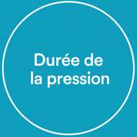 Durée de la pression
